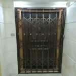 حفاظ ریلی درب مناسب نمای کلاسیک و فرفورژه