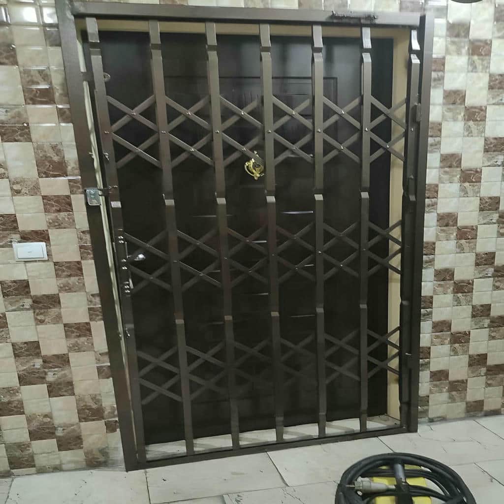 حفاظ آکاردئونی با پوشش مقاوم بدنه حفاظ آکاردئونی با پوشش مقاوم بدنه