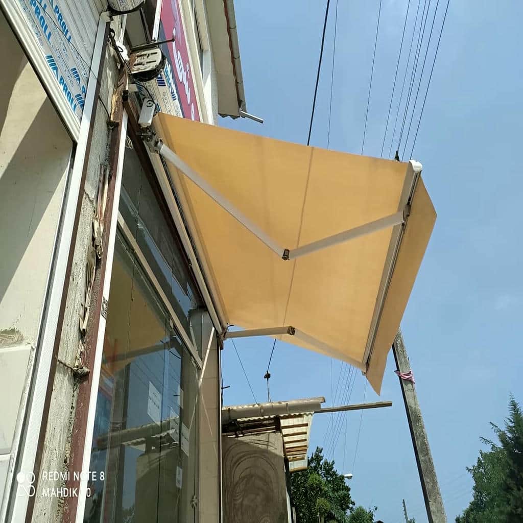سایه بان بازویی ساختمان