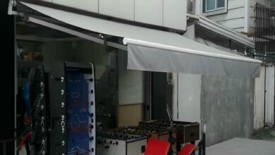 سایبان مغازه بازویی