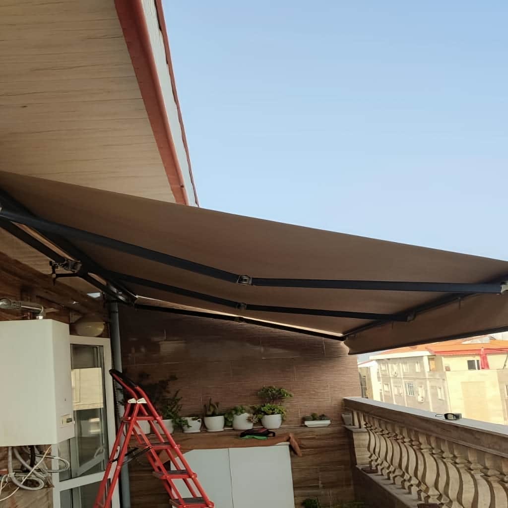 سایبان برقی دو سمت