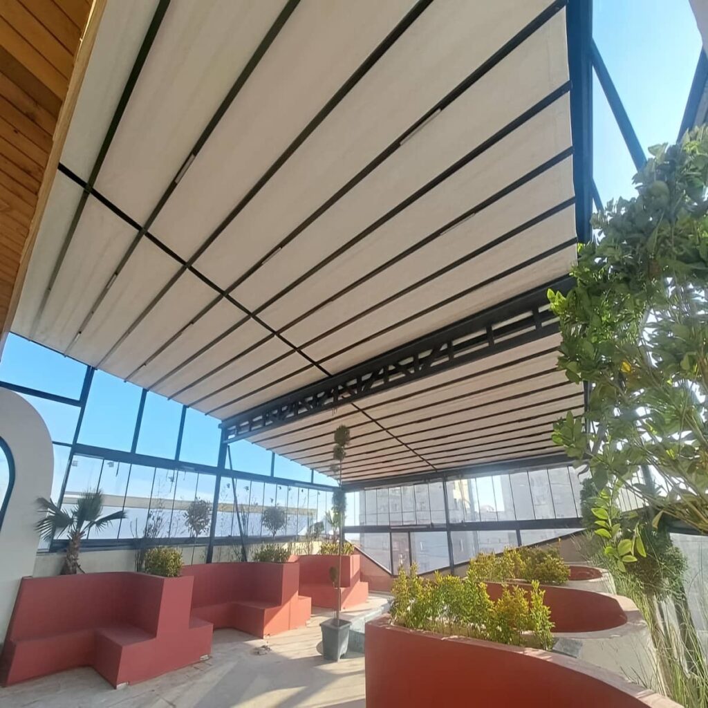سایبان تاشو فضای محدود