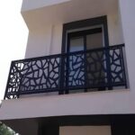 نرده مدرن بالکن برای اندازه گیری و سفارش ابعاد سفارشی