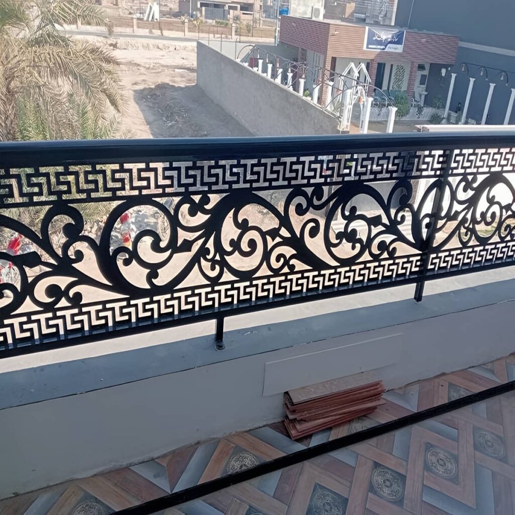 نرده دوبلکس فلزی لوکس