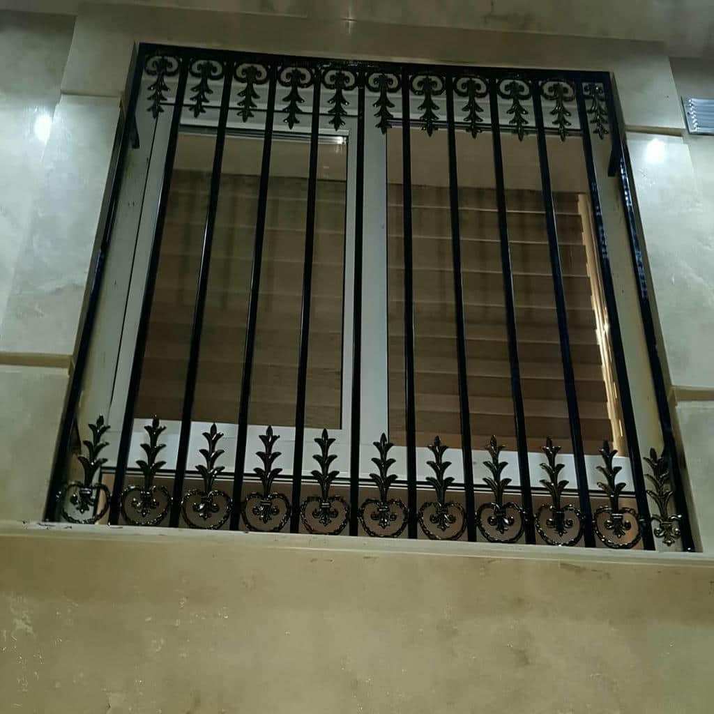 نرده پنجره اتصالات مقاوم