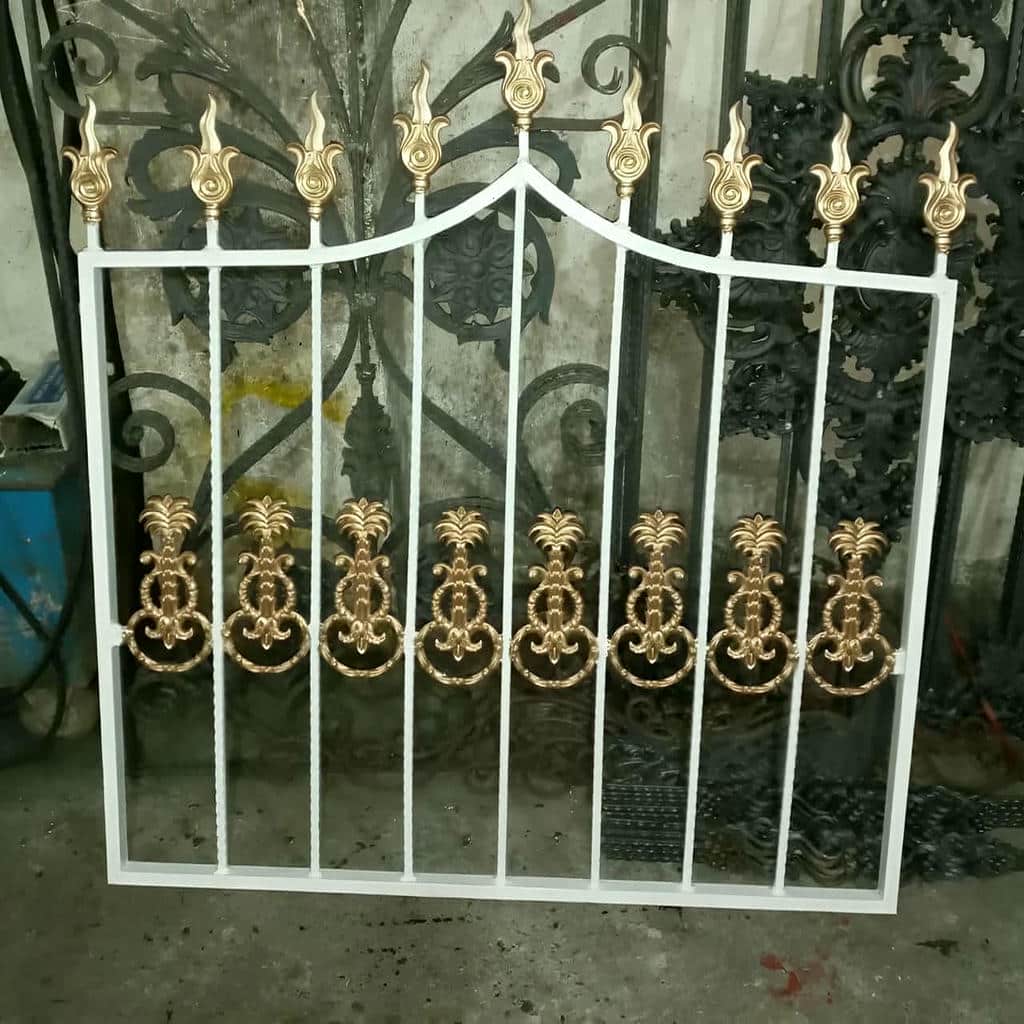 نرده پنجره فرفورژه مینیمال