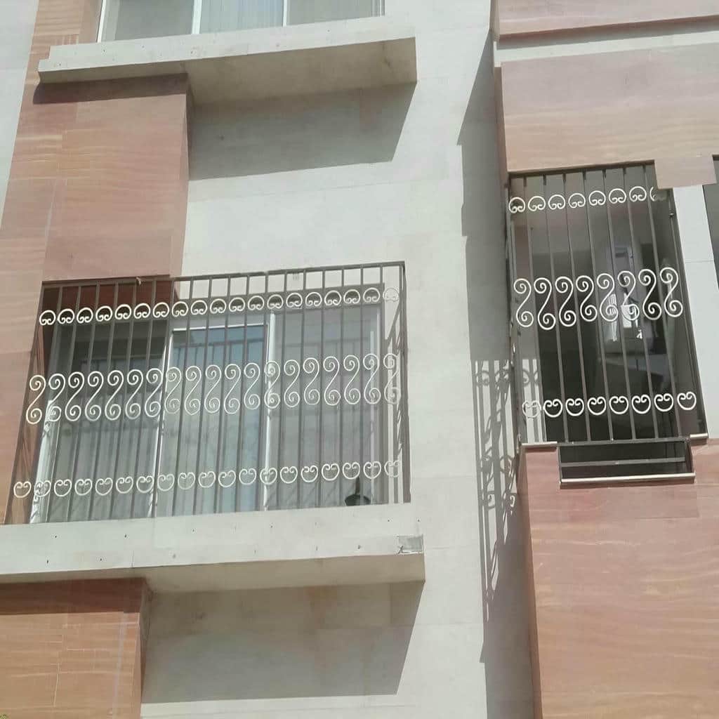 نرده پنجره نمای مدرن