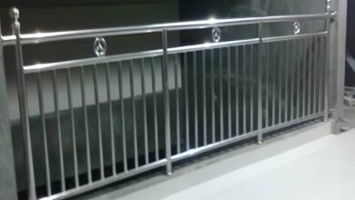 نرده بالکن آپارتمان فلزی