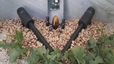 جک درب ویلایی بازویی لوکس