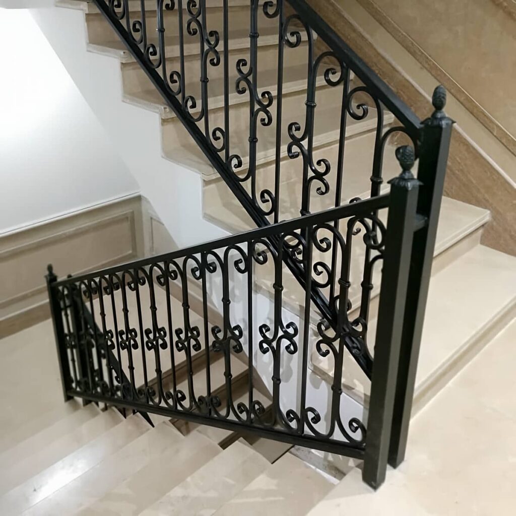 نرده فرفورژه بالکن فلزی