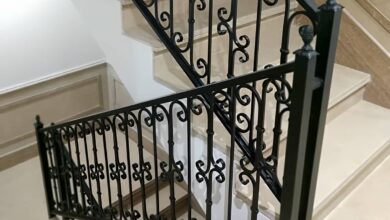 نرده فرفورژه بالکن فلزی