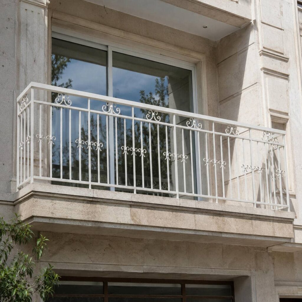 نرده آهنی پرداخت شده