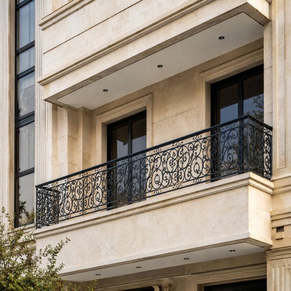 اجرای نرده کلاسیک داخلی