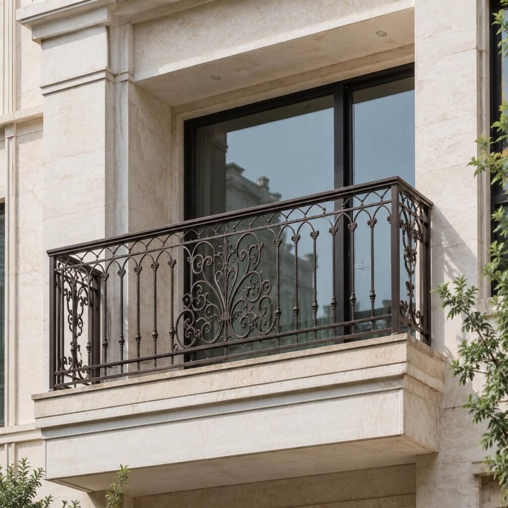 نرده راه پله جوشکاری تمیز