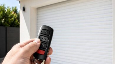 کرکره ریموت دار پارکینگ مسکونی