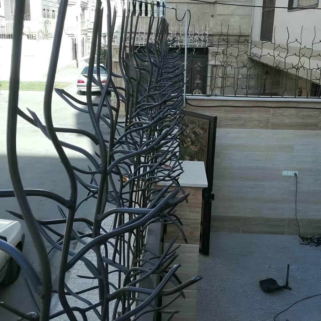 حفاظ دیوار شاخ گوزنی در ضلع پشتی اردبیل