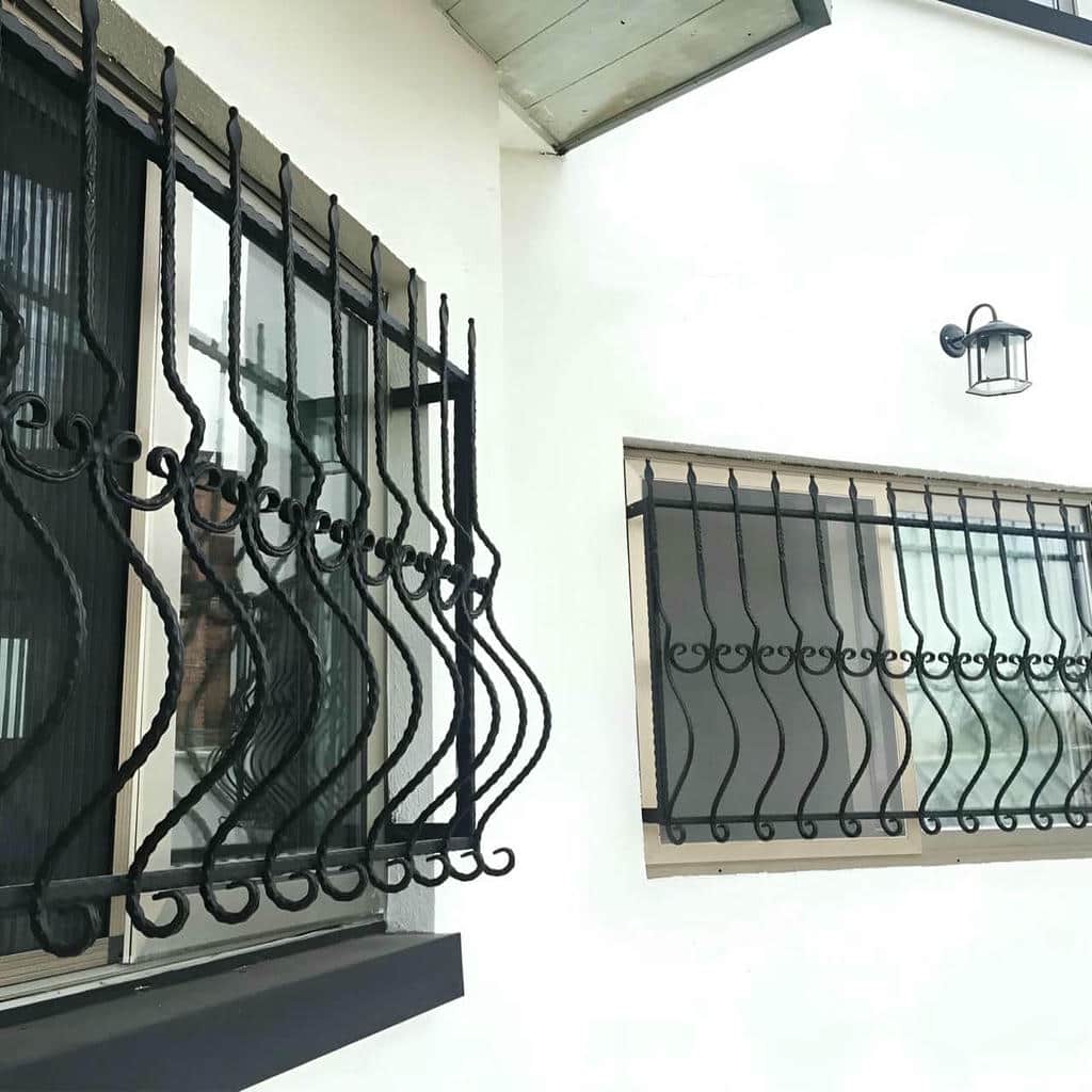 گارد آهنی کم نقش برای پنجره همکف
