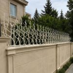حفاظ دیوار سرنیزه ای مشکی برای اقامتگاه استان کرمانشاه مرکز تخصصی فروش حفاظ دیوار در استان کرمانشاه