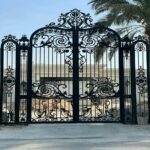 درب حیاط آهنی ساده در استان آذربایجان شرقی مرکز فروش و سفارش درب حیاط در استان آذربایجان شرقی