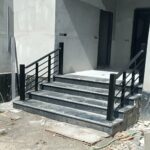 نرده راه پله فلزی مشکی در ایلام مرکز فروش و سفارش نرده راه پله در ایلام